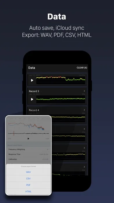 Decibel X: dB Noise Meter, SPL screenshot 4