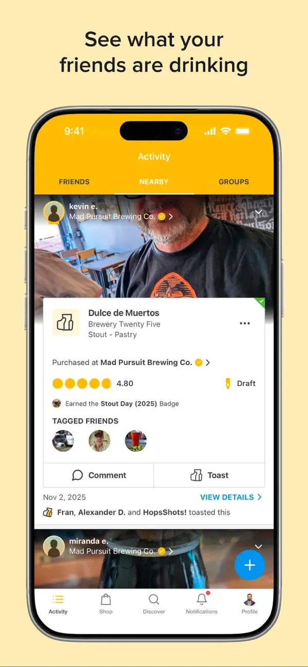 Untappd: Find Drinks You Love screenshot 2