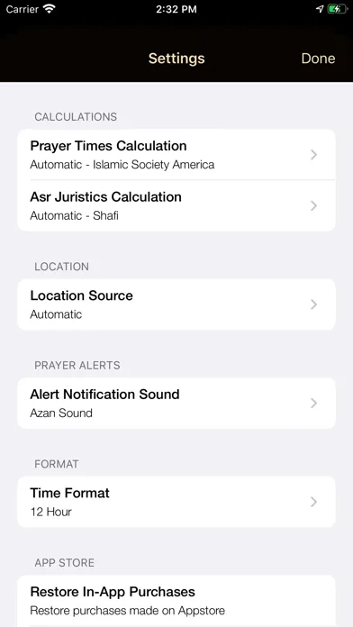 iSalam: أوقات الصلاة screenshot 2