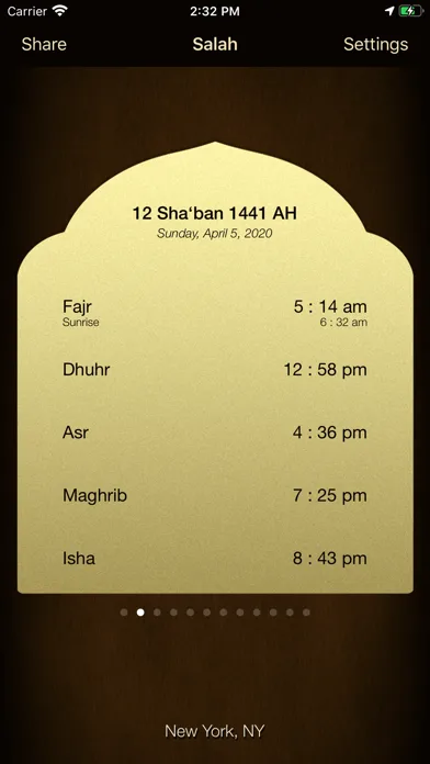 iSalam: أوقات الصلاة screenshot 4