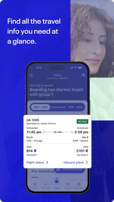 United Airlines screenshot 1