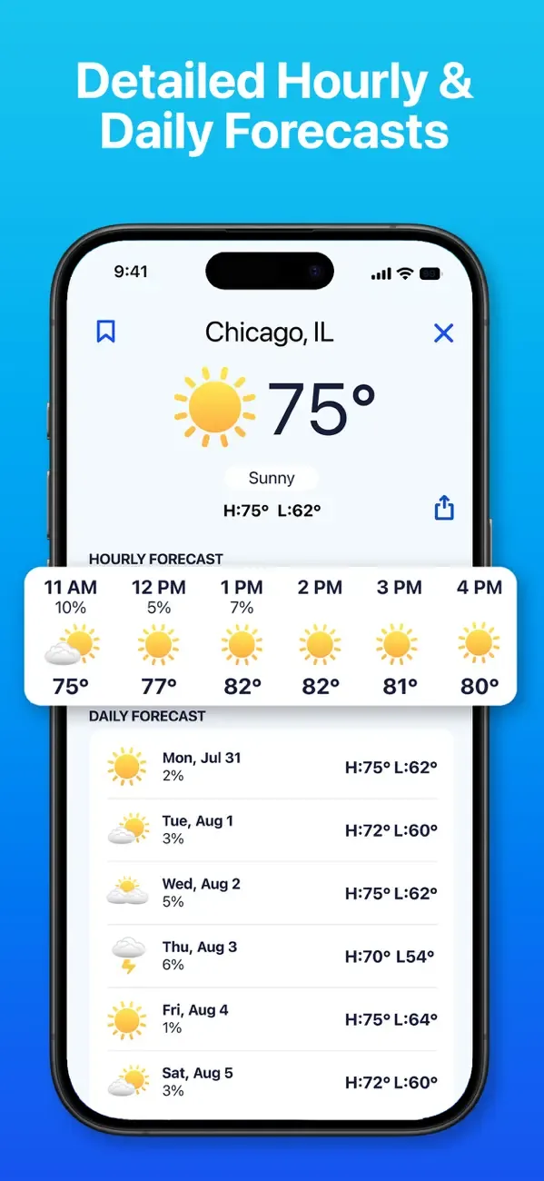 Weather Hi-Def Radar Forecast screenshot 2