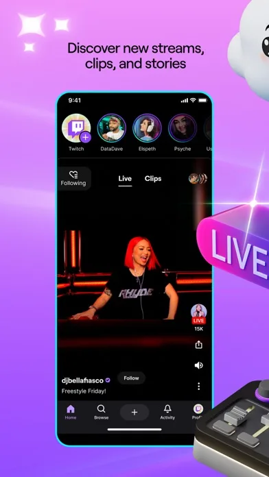 Twitch: прямые трансляции screenshot 1