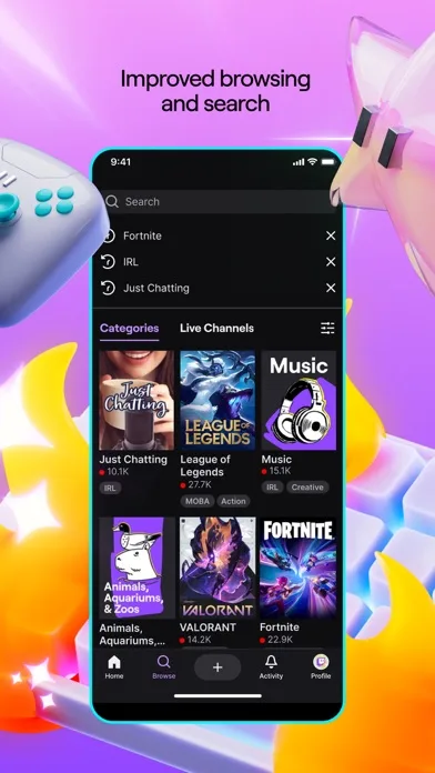 Twitch: прямые трансляции screenshot 3
