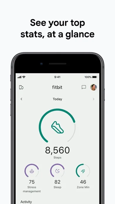 Fitbit: salud y estado físico screenshot 1