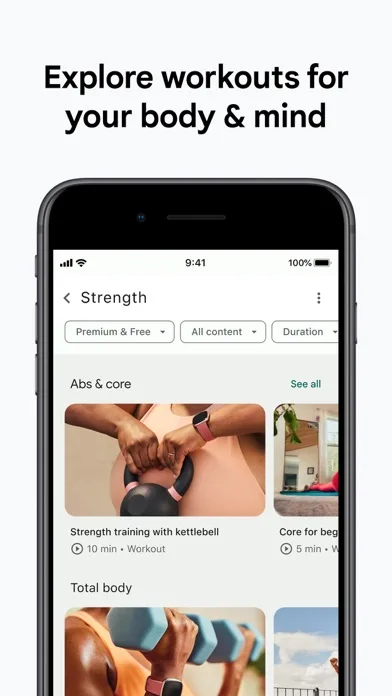Fitbit: salud y estado físico screenshot 3