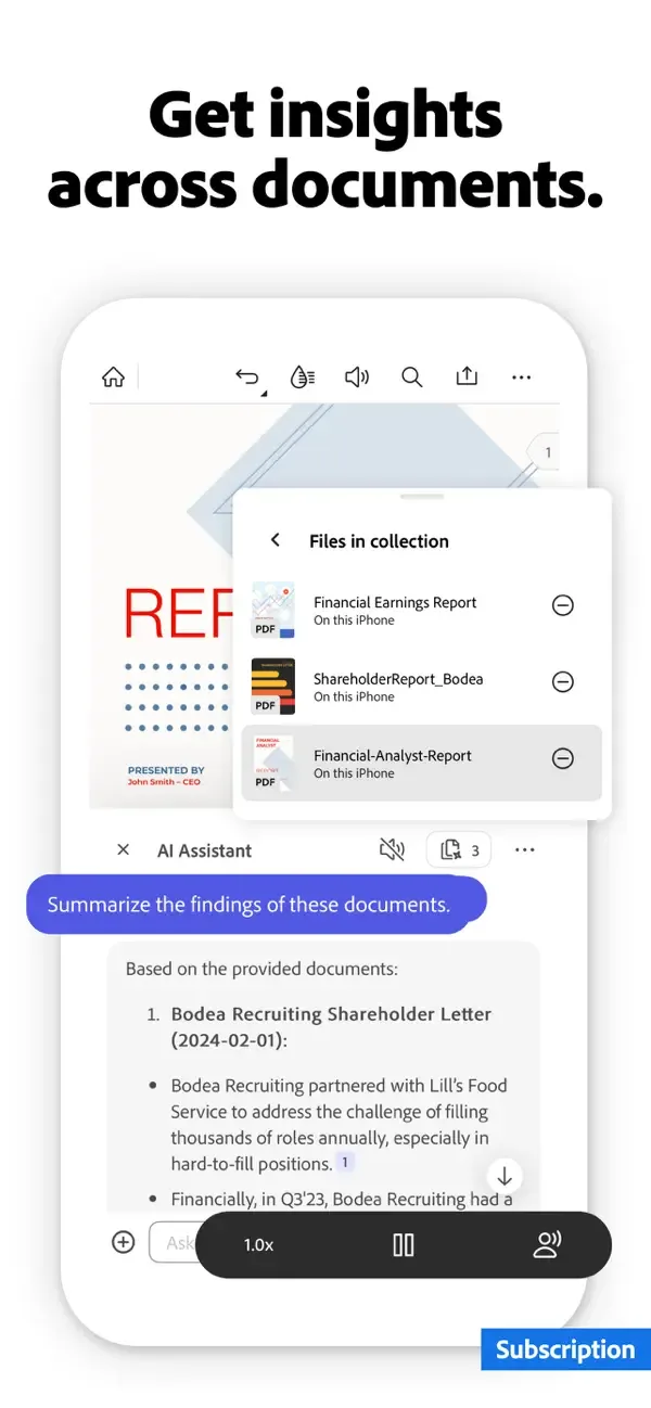 Adobe Acrobat Reader: Edit PDF screenshot 4