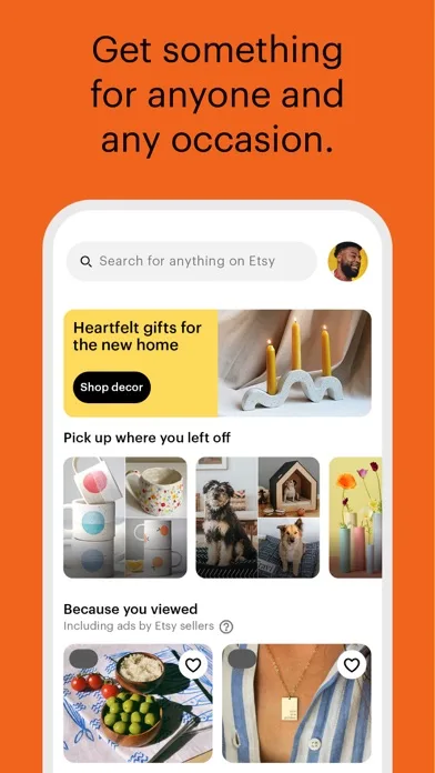 Etsy — мир уникальных товаров screenshot 1