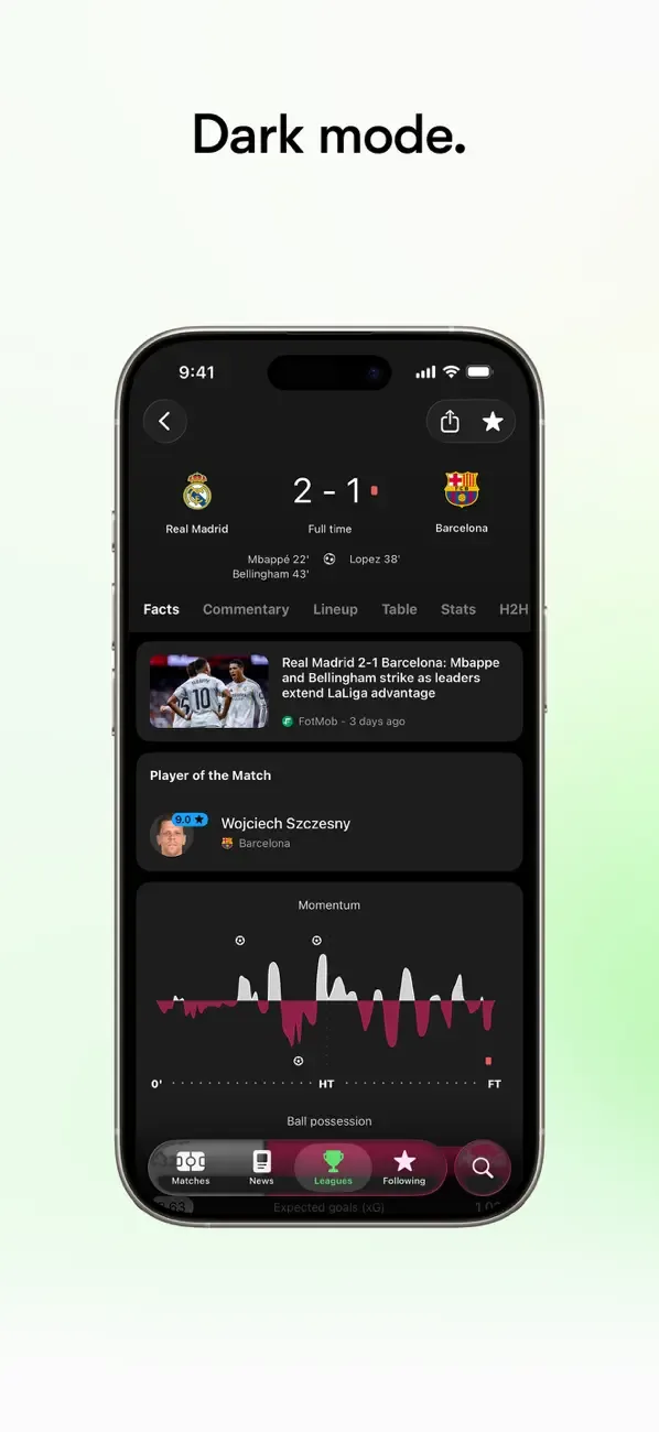 FotMob - Футбольные результаты screenshot 3