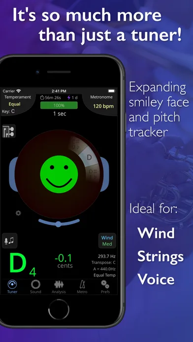 TonalEnergy Afinador y Metróno screenshot 1