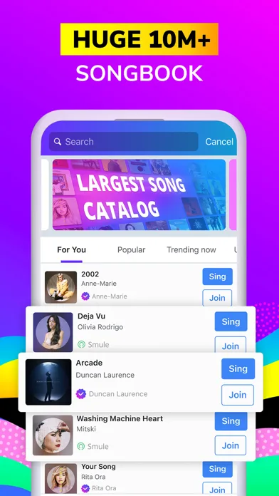 Smule: Пой и Запись Караоке screenshot 3
