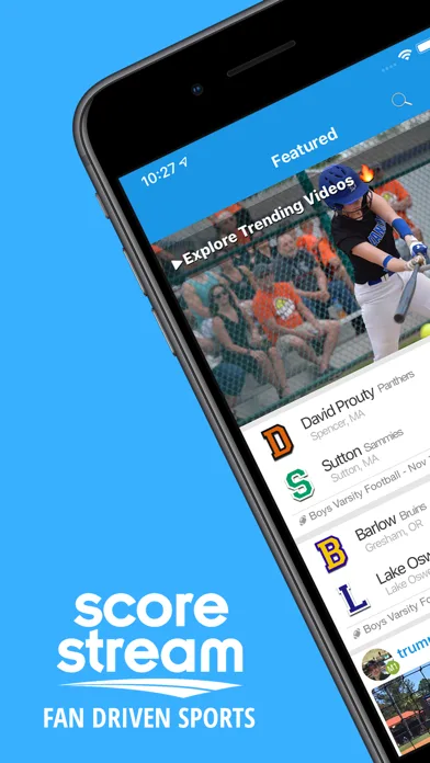 ScoreStream спорт результатів screenshot 1