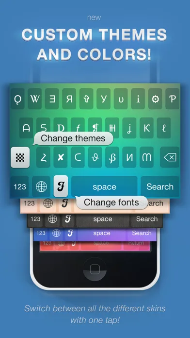 Symbolizer Keyboard ∞ Letras Emoji y simbolos para iOS8 screenshot 1