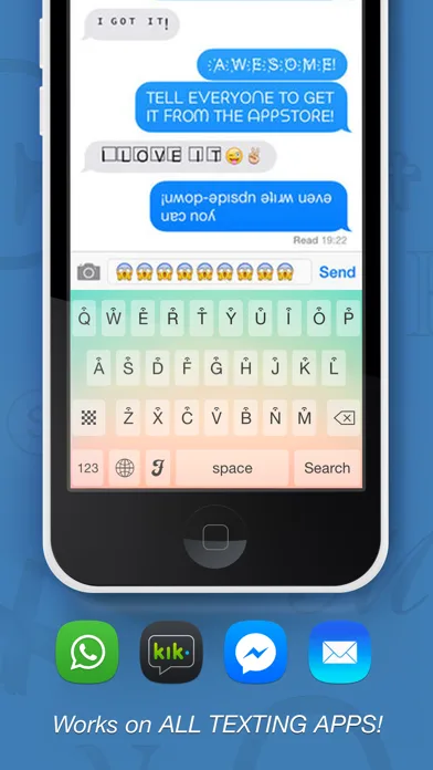 Symbolizer Keyboard ∞ Letras Emoji y simbolos para iOS8 screenshot 3