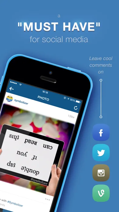 Symbolizer Keyboard ∞ Letras Emoji y simbolos para iOS8 screenshot 4