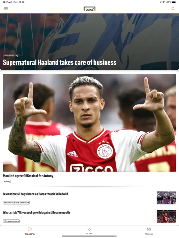 GOAL - Football News & Scores screenshot 1