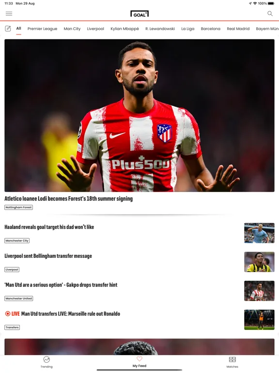 GOAL - Football News & Scores screenshot 2