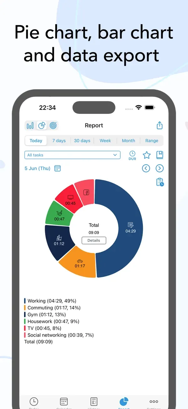 ATRacker – учет времени screenshot 2
