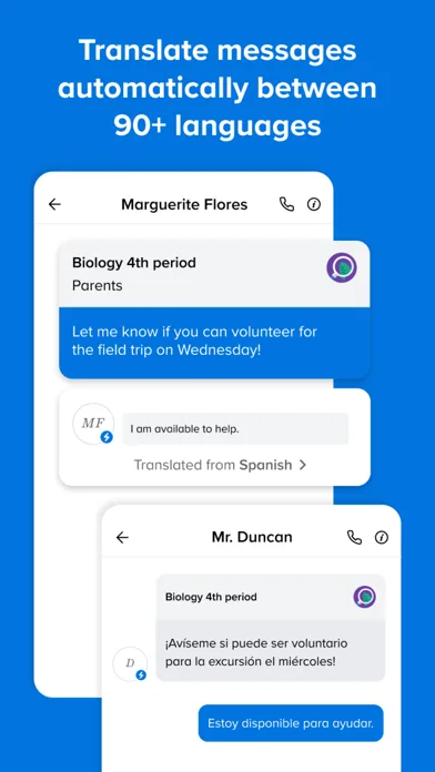 Remind: Comunicación escolar screenshot 3