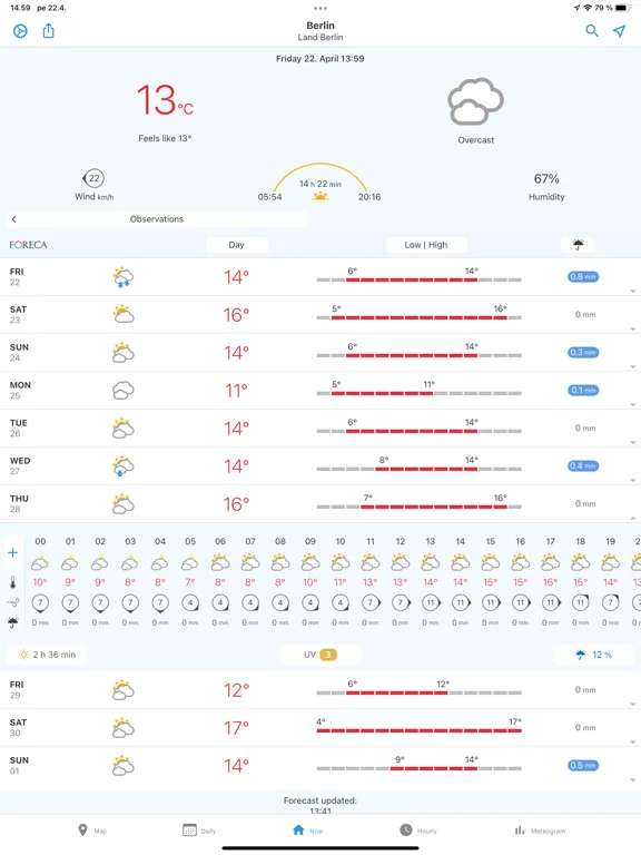 Foreca Weather screenshot 1
