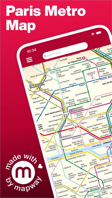 Metro París: mapa y rutas screenshot 1