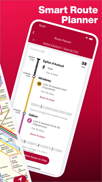 Metro París: mapa y rutas screenshot 2