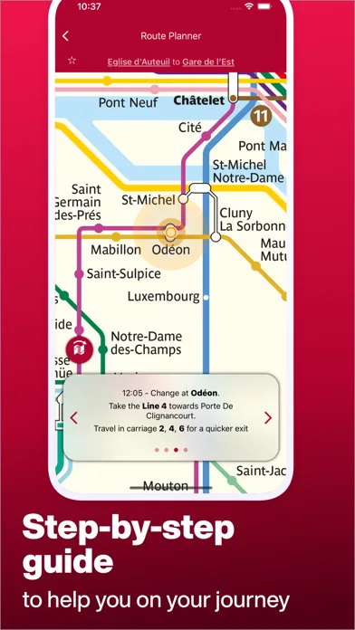 Metro París: mapa y rutas screenshot 3