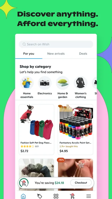 Wish: compra y ahorra screenshot 1