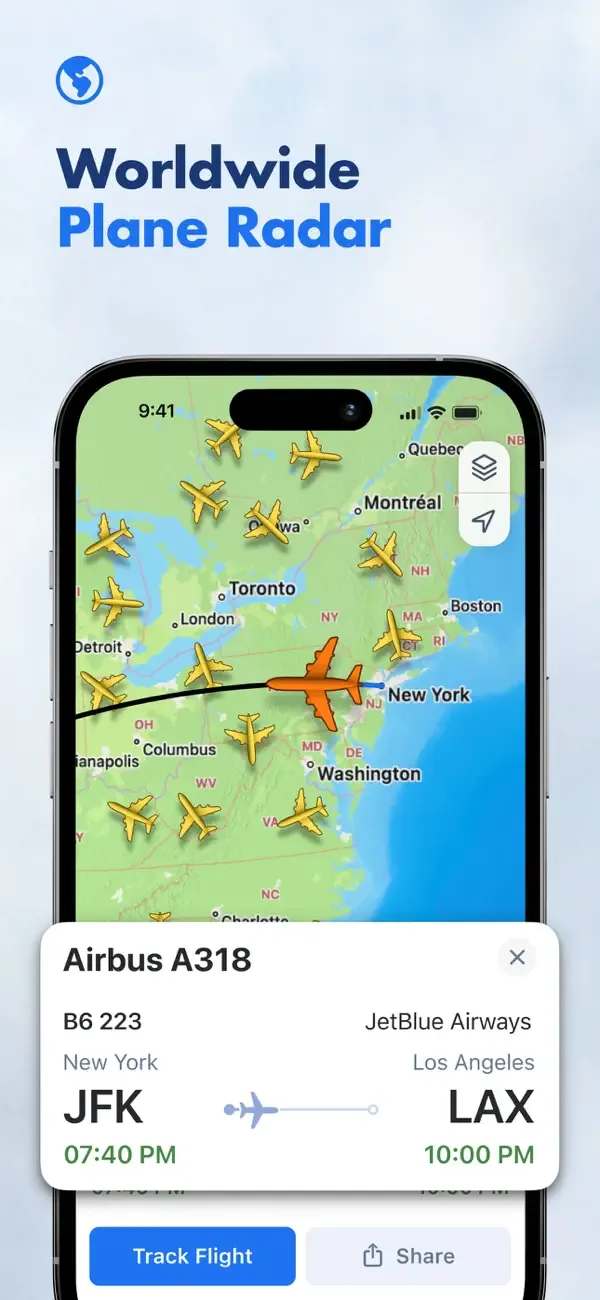 The Flight Tracker screenshot 1