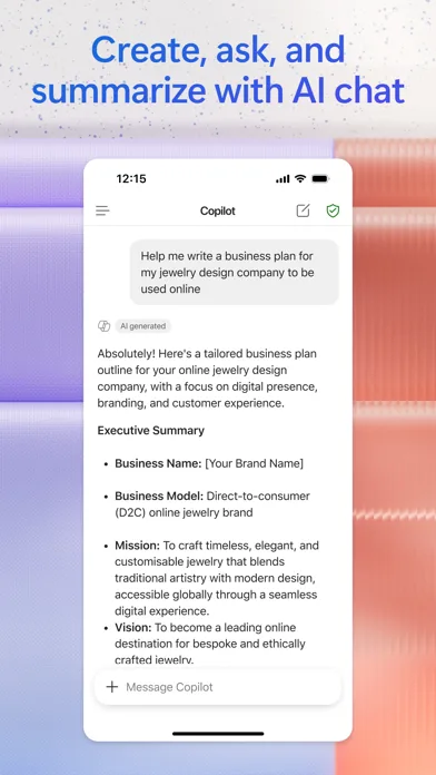 Microsoft 365 Copilot screenshot 2