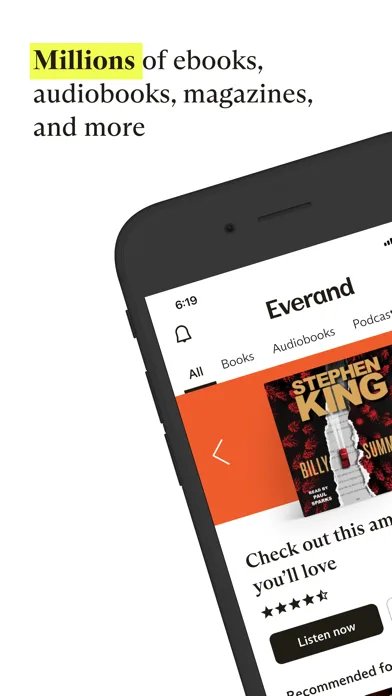 Everand: audiolibros y libros screenshot 1
