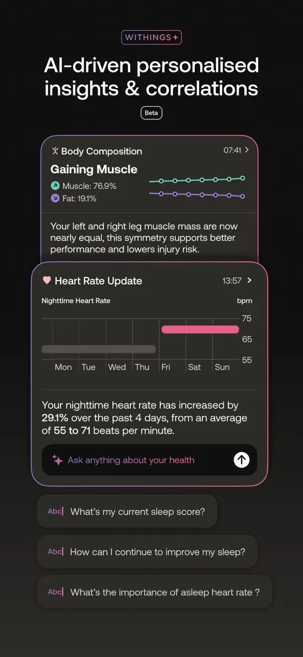 Withings Health Mate screenshot 4