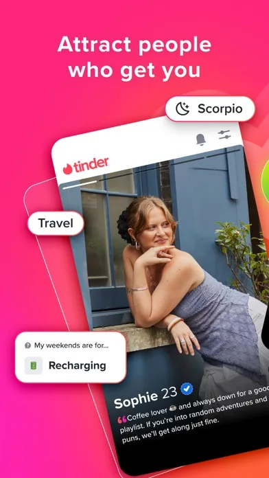 Tinder: citas, chat y amigos screenshot 2