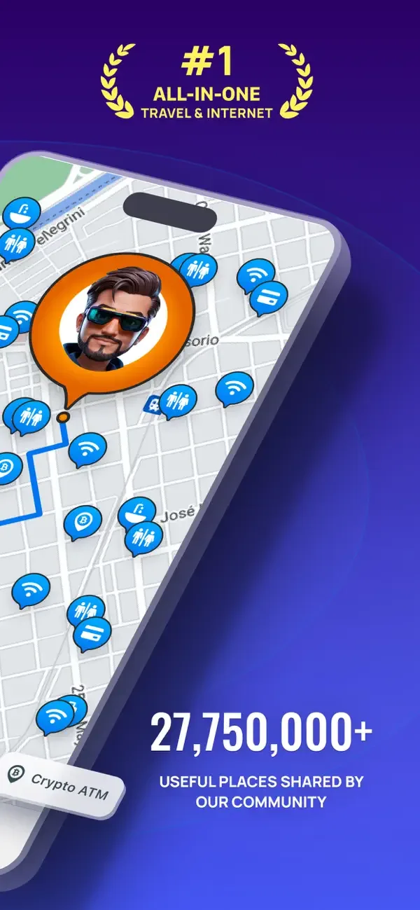 WiFi Map: Паролі Wi-Fi + eSIM screenshot 2