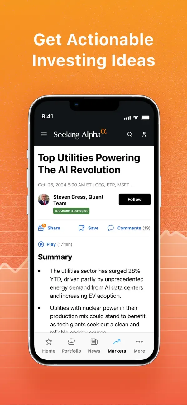 Seeking Alpha: News & Analysis screenshot 2