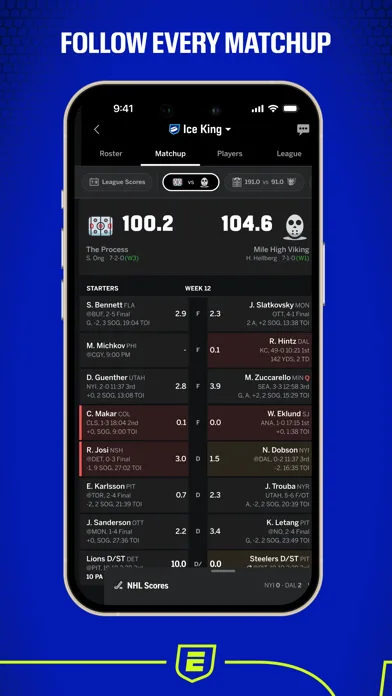 ESPN Fantasy Sports & More screenshot 1