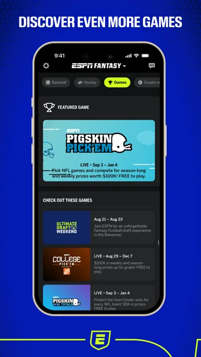 ESPN Fantasy Sports & More screenshot 2