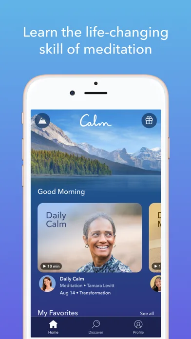 Calm: Meditación y Sueño screenshot 3