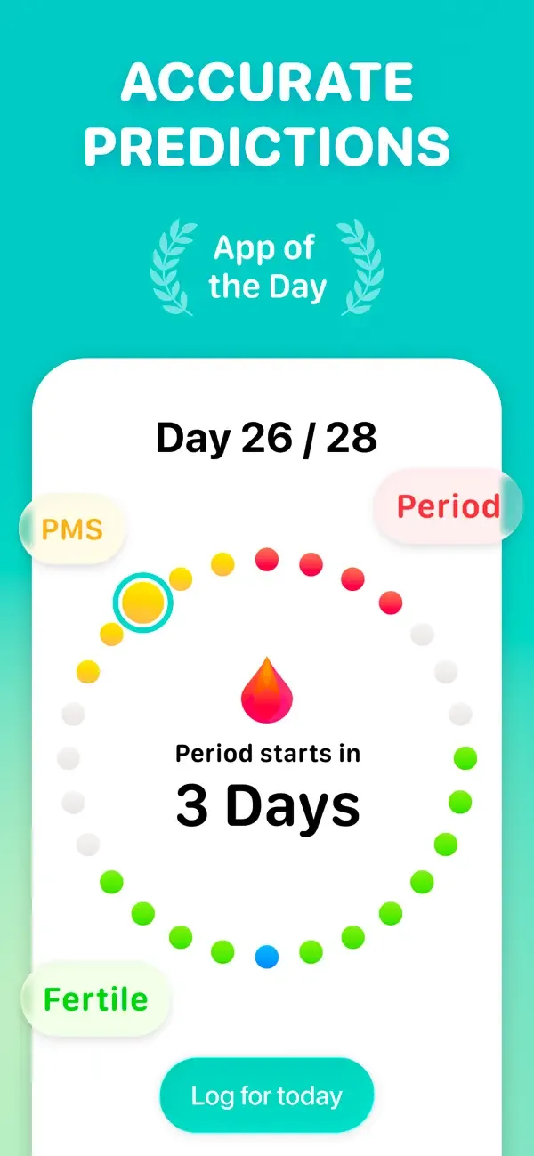 Calendario Menstrual - Cycles screenshot 1