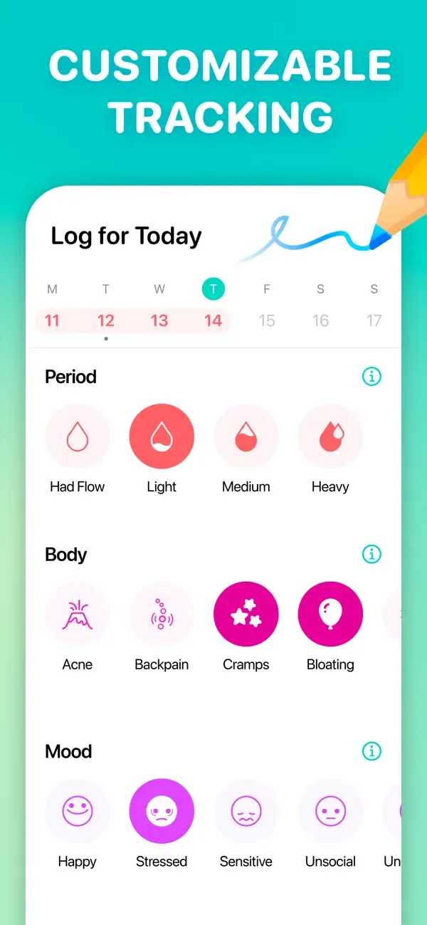 Calendario Menstrual - Cycles screenshot 3