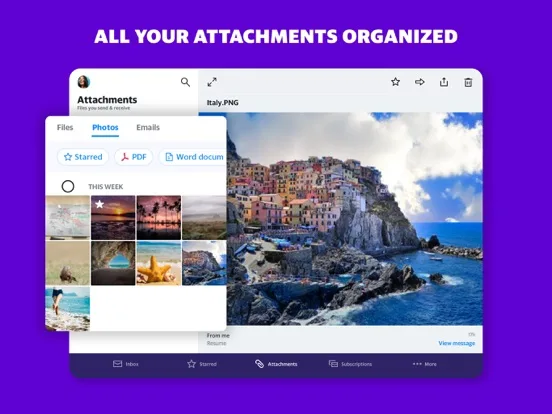 Yahoo Почта — порядок во всем! screenshot 2