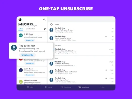 Yahoo Почта — порядок во всем! screenshot 4