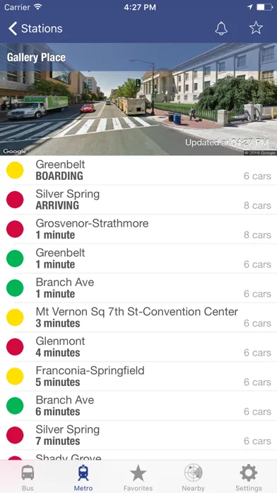 DC Metro and Bus screenshot 1