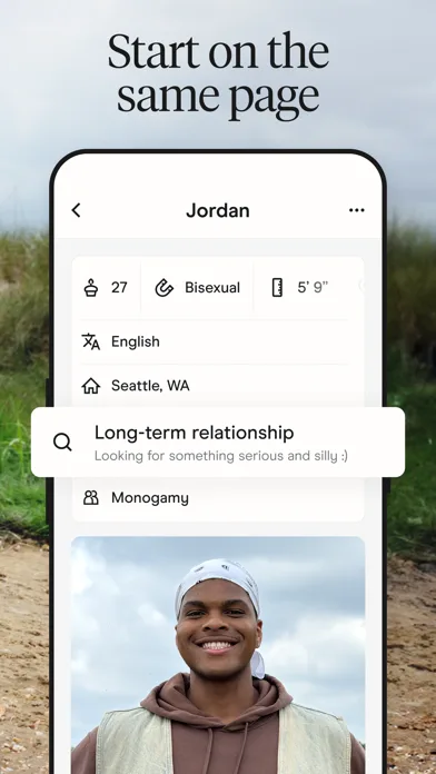 Hinge | App de citas y chat screenshot 3