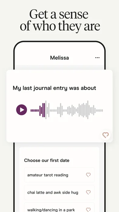 Hinge | App de citas y chat screenshot 4