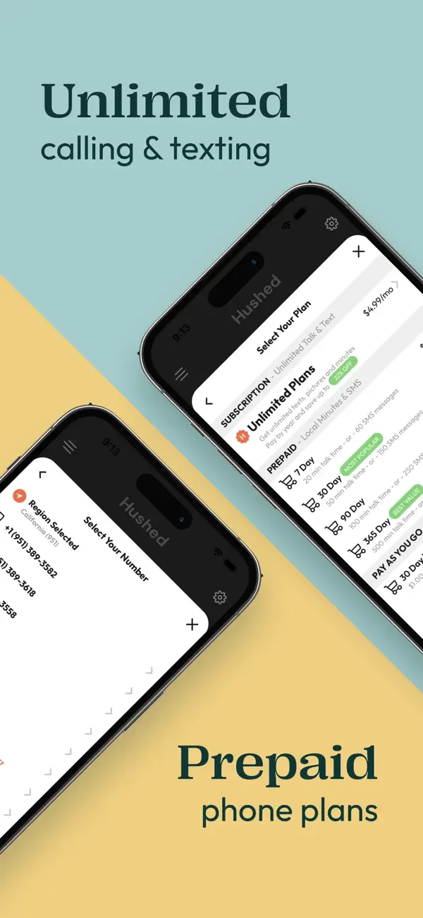 Hushed - 2nd Phone Number Line screenshot 3