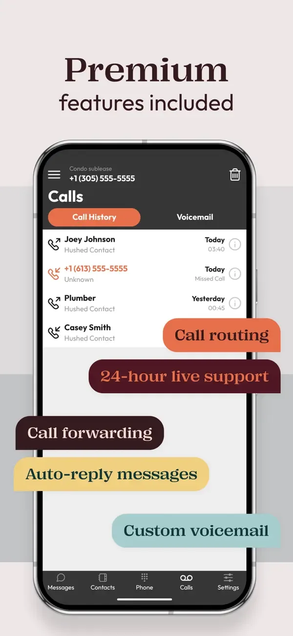 Hushed - 2nd Phone Number Line screenshot 5