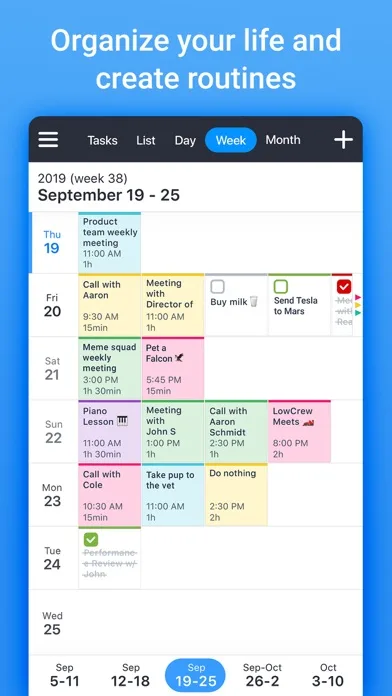 Calendar - планер и календарь screenshot 2