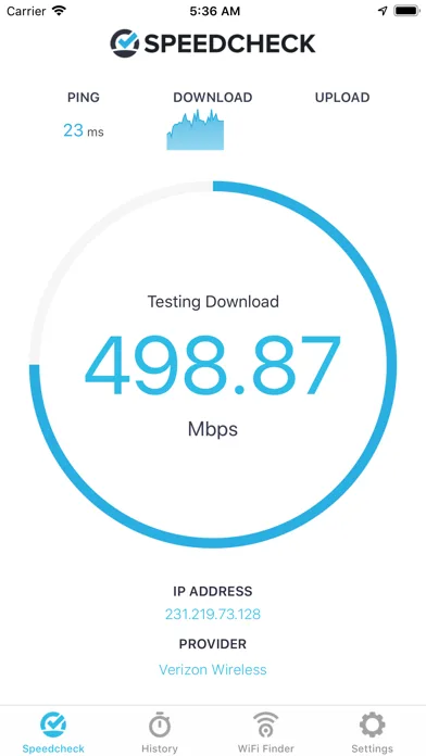 Test de Velocidad Speed Check screenshot 1