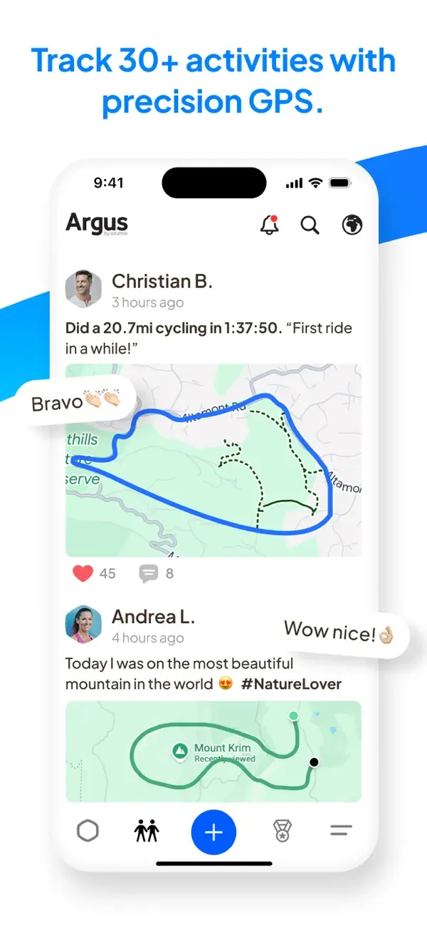 шагомер и счетчик калорий screenshot 3